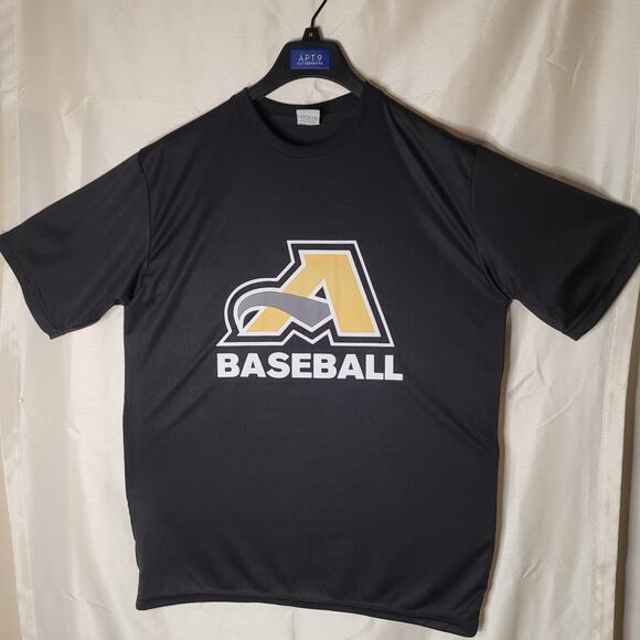 Novus Fresh Fit Black Baseball T-Shirt - XL Size - Picture 1 of 14